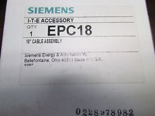 SIEMENS 18 CABLE ASSEMBLY EPC18