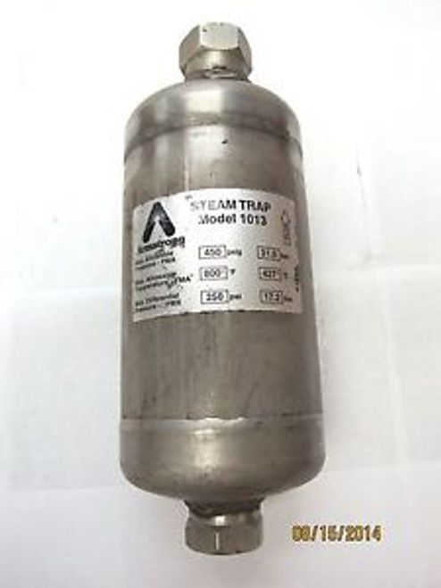 1 INCH ARMSTRONG STEAM TRAP MODEL 1013, NPT, 250 PSI, STAINLESS STEEL!