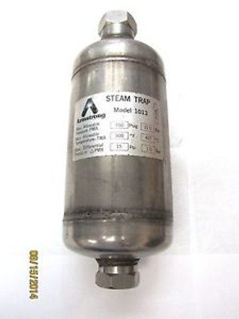 1 INCH ARMSTRONG STEAM TRAP MODEL 1013, NPT, 15 PSI, STAINLESS STEEL!