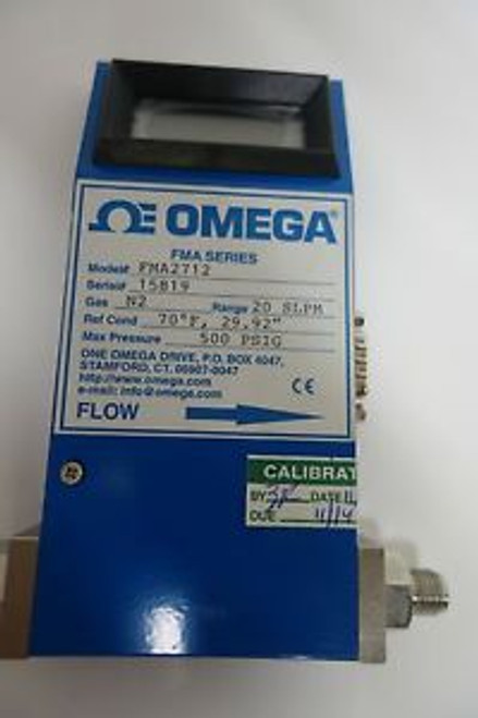 omega stainless steel mass flowmeter FMA2712