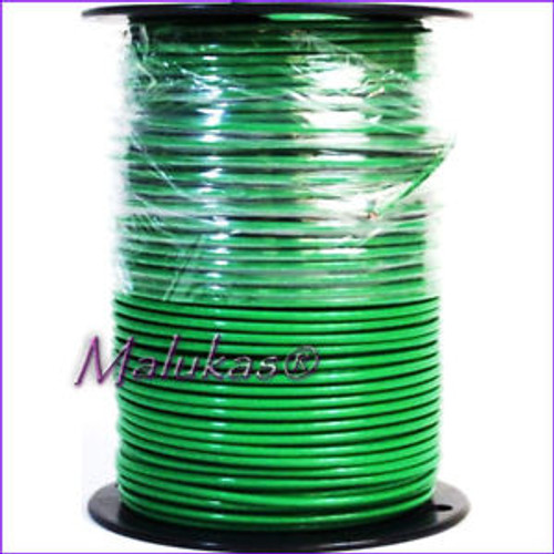 STRANDED WIRE THHN /THWN SINGLE PVC BUILDING # 10 COOPER 500 FEET NEW GREEN