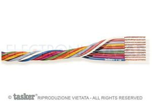 Multicolored flat cable flex. 8X0.35 50m - Tasker C109