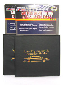 (5pcs)Auto registration and insurance case