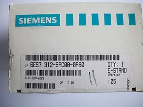 SIEMENS  6ES7 312-5AC00-0AB0  ``NEW`` NEW IN BOX  FAST  SHIPPING