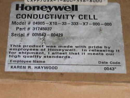 HONEYWELL CONDUCTIVITY CELL 04905-X10-33-333-X7-000-000