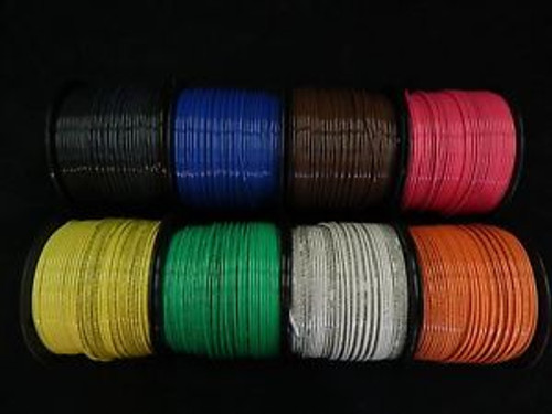 12 GAUGE THHN WIRE STRANDED 8 COLORS 50 FT EACH THWN 600V CABLE AWG BUILDING