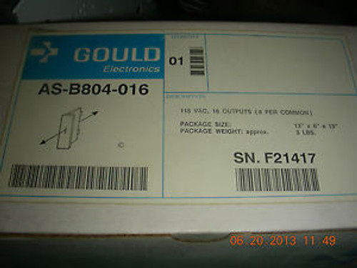 Gould Modicon Output Module    AS-B804-016