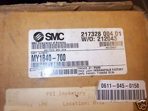 NEW FACTORY SEALED BOX SMC MY1B40-700 RODLESS ACTUATOR CYLINDER LINEAR SLIDE