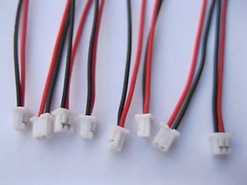 1000 pcs 1.25mm Pitch 2 Pin Female Connector with 28AWG 150mm Leads Cable
