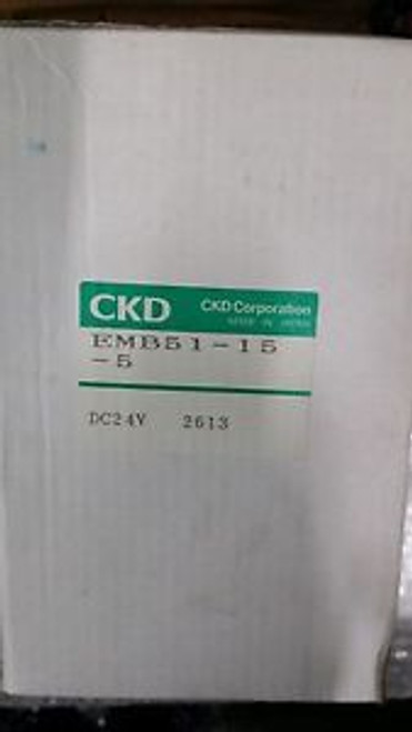 CKD  EMB-15-5   DC24V   NEW IN BOX