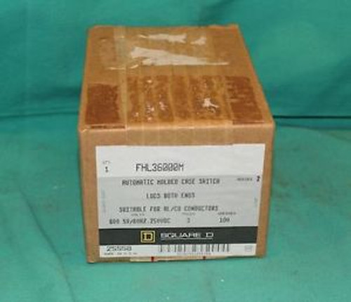 Square D FHL36000M Molded Case Switch 100A Lugs Both Ends NEW