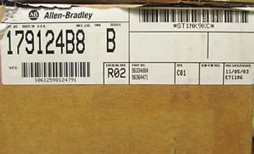 ALLEN BRADLEY 1791 24B8 Series B 24 Input 8 Output I/O Module Block