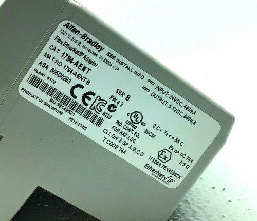 1794-Aent Allen-Bradley Ethernet Adapter Ser B