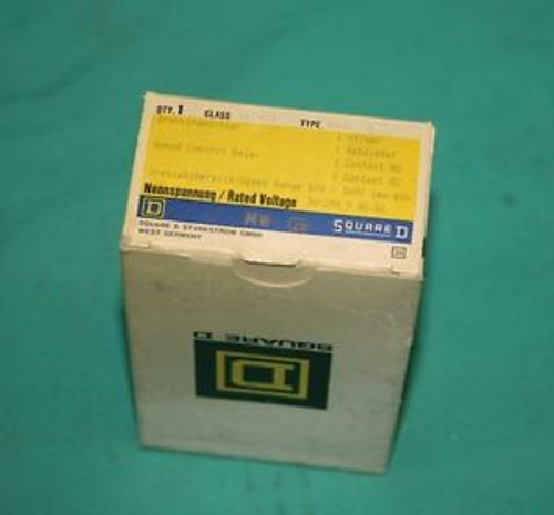 Square D, 8501 DSC3, Speed Control Relay NEW