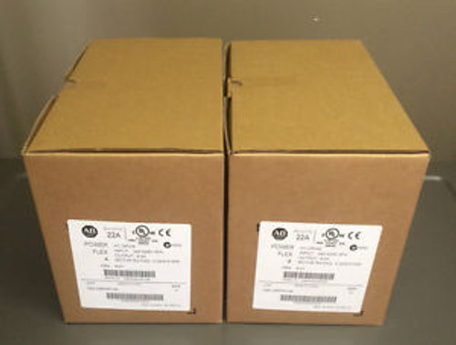 2013 FACTORY SEALED 22A-D6P0N104 /A Allen Bradley PowerFlex 4 AC Drive 3HP QTY