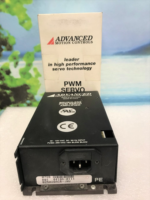 Advanced Motion Controls B25A20ACR Amplifier New