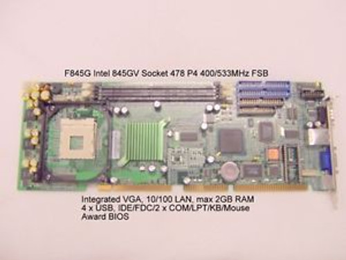 F845G/VE+ PICMG Single Board Computer