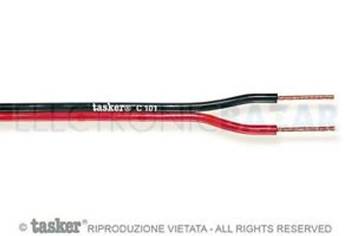 Flat cable polarised black/red 2.50 50m - Tasker C102 2.50