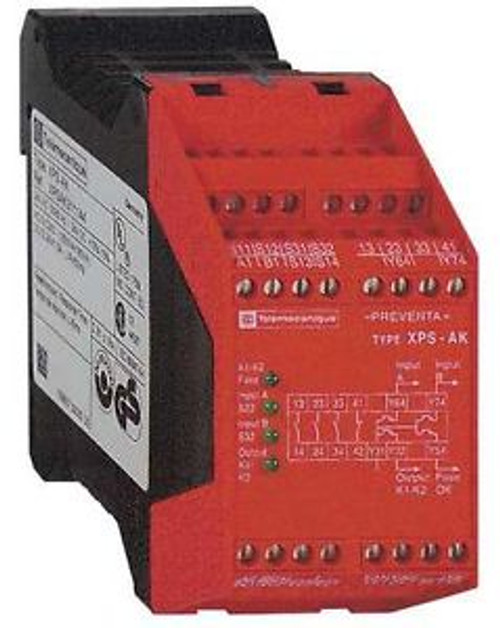 SCHNEIDER ELECTRIC XPSAK351144P Safety Relay, 120VAC/24VDC, 2.5A