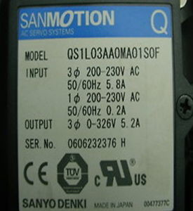 Sanyo Denki Servo Driver // QS1LO3AAOMA01SOF NEW