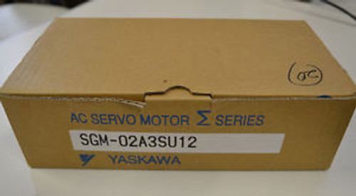 NEW Yaskawa SGM-02A3SU12 AC Servo Motor ? Series 200-Watt 2.0a 3000RPM SGML