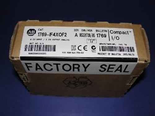 2014 New in Seal box AB Allen Bradley 1769-IF4XOF2 CompactLogi Analog I/O Module