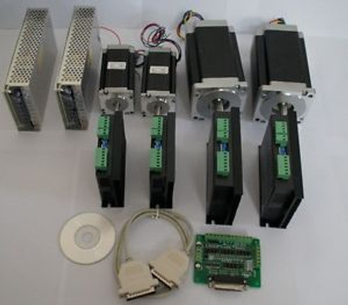 4 Axis CNC controller kit 425oz &892 oz-in Step Motor