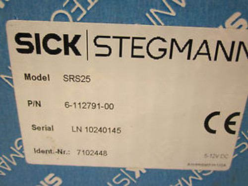 SICK SRS25-7-F10S-5A  30  NEW Sick Rotary Encoder