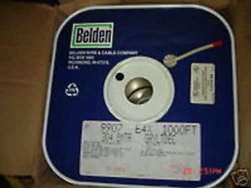 BRAND NEW SPOOL 1000FT BELDEN CABLE # 9907 E4X1000 GRAY GREY