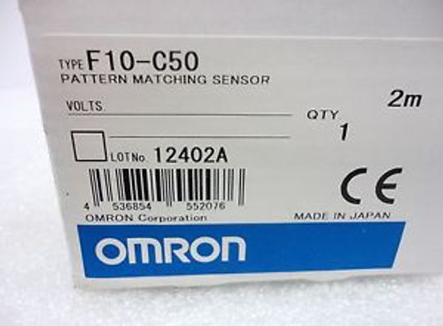(NEW) Omron F10-C50 Pattern Matching Sensor Amplifier