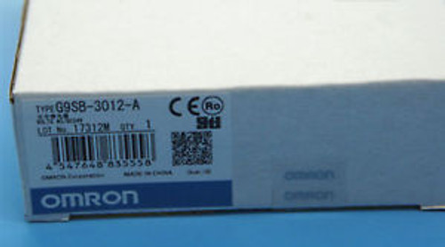 NEW IN BOX Omron  PLC Safety Relay Unit G9SB-3012-A