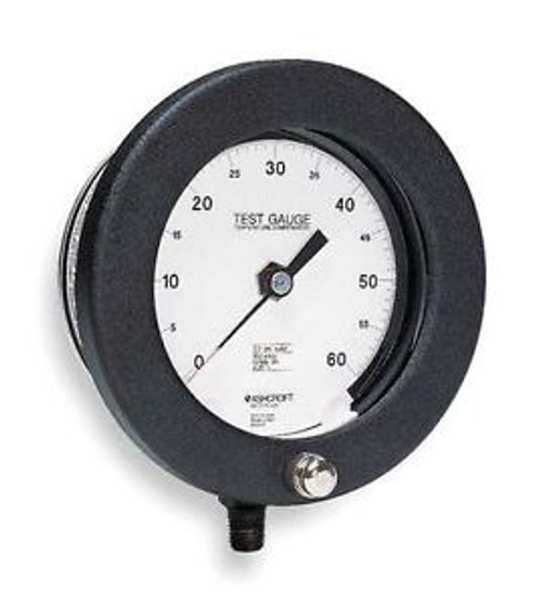 ASHCROFT 45-1082AS 02L 400 PSI Pressure Gauge, 0 to 400 psi, 4-1/2In