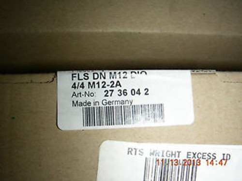 Pheonix Contact Distributed I/O Device   FLS DN M12 DIO 4/4 M12-2A