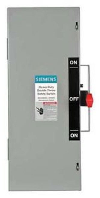 SIEMENS DTNF361 Safety Switch,30A,600VAC,3PH