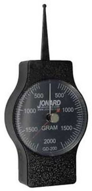 JONARD GD-200 Dynamometer Gauge, Dial, 200-2000g
