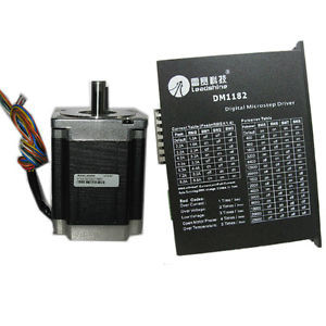 NEMA34 1203ozin 8.5NM 60-130VAC 2ph Motor Drive 86HS85+DM1182