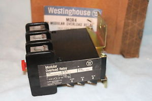 NEW New WESTINGHOUSE MOR4 MOR-4  MODULAR OVERLOAD RELAY (50)