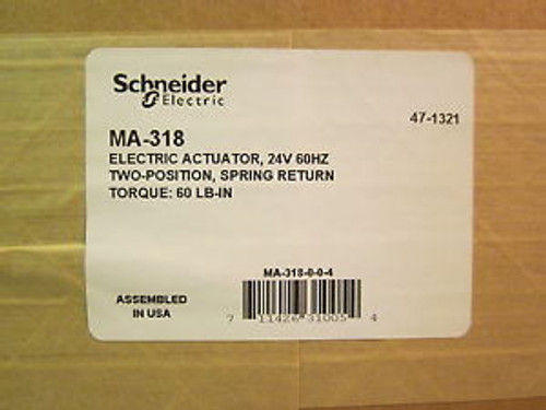Schneider Electric Electric Actuator Model: MA-318