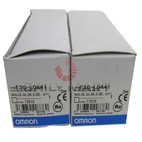 New OMRON Transducers Switch E3C-LDA41 12-24VDC Photoelectric Sensor Amplifier