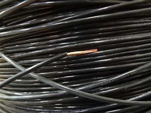 THHN 14 AWG GAUGE STRANDED COPPER WIRE CABLE 1000 BLACK