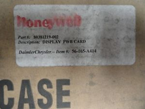 Honeywell 80381219-002 Display PWB Card