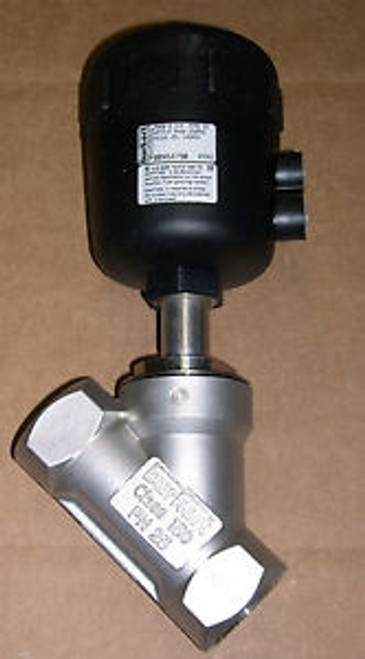 BURKERT FLUID VALVES, 2/2-WAY PISTON OPERATED ANGLE-SEAT VALVE, 00454790