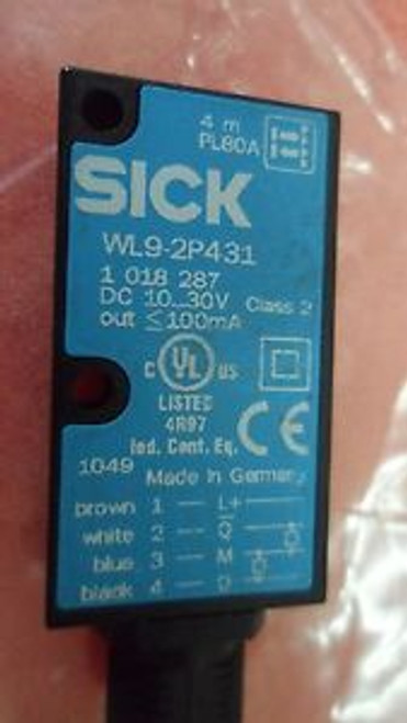 SICK Sensor Dubai WL9-2P431 Photoelec reflex 0-3m/4m WL92P431 1018287 Obsolete