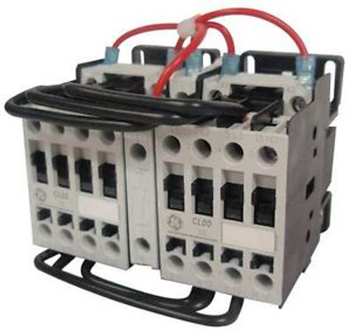 GENERAL ELECTRIC LAR02AJ IEC Contactor,Rev,120VAC,17.5A,3P,1NO