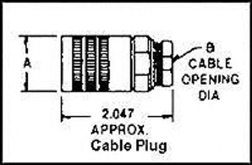 AMPHENOL INDUSTRIAL - 165-34 - CIRCULAR CONNECTOR, PLUG, 5POS, CABLE