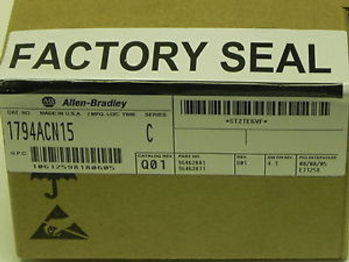 New FACTORY SEALED ALLEN BRADLEY 1794ACN15 FLEX I/O 1794-ACN15