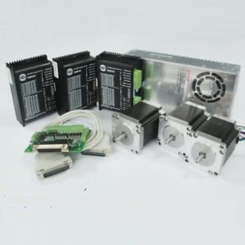 3Axis Nema 34 stepper motor 440oz.in,66mm & Driver DM860A,256micsteps,400W-48V