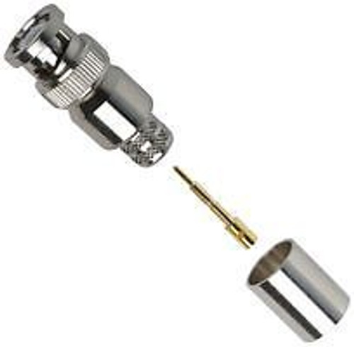 AMPHENOL CONNEX 112589 CONNECTOR, BNC, PLUG, 50 OHM, CABLE (10 pieces)