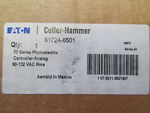 EATON CUTLER HAMMER 8172A 6501 70 Series Photoelectric Controller-Analog