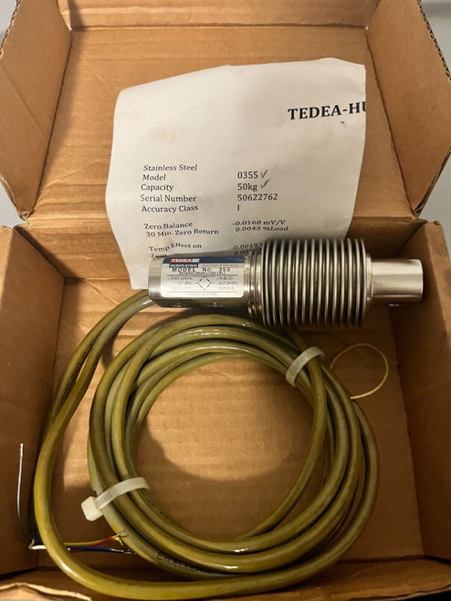 TEDEA-HUNTLEIGH 355 Bending Beam Load Cell Grade C3 Cable 10 ft 50 kg